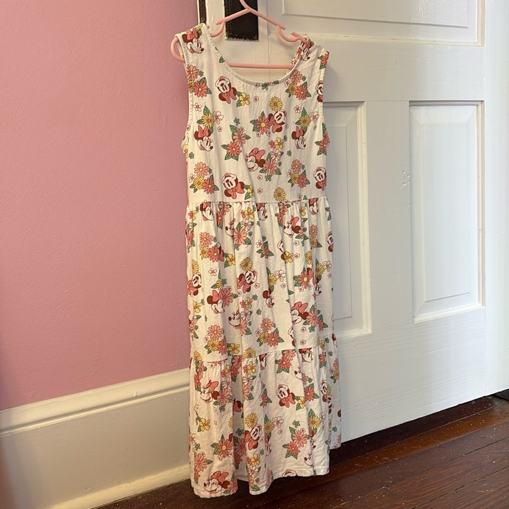 Disney Jumping Beans Limited‎ Edition Minnie Mouse Tiered Bow Back Dress Size 10